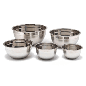 Set bowls acero inoxidable